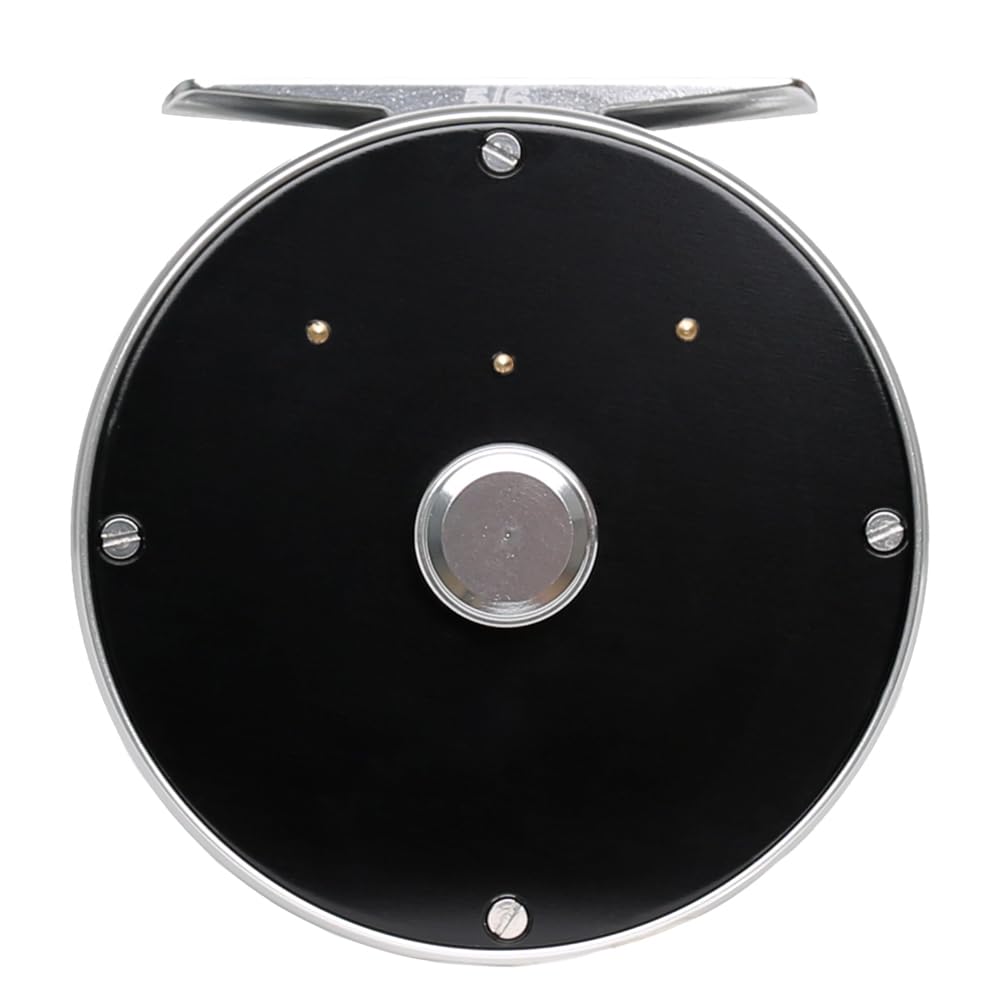 Raprance Vintage Classic Fly Reel ambidextrous handle; versatile left/right retrieves.