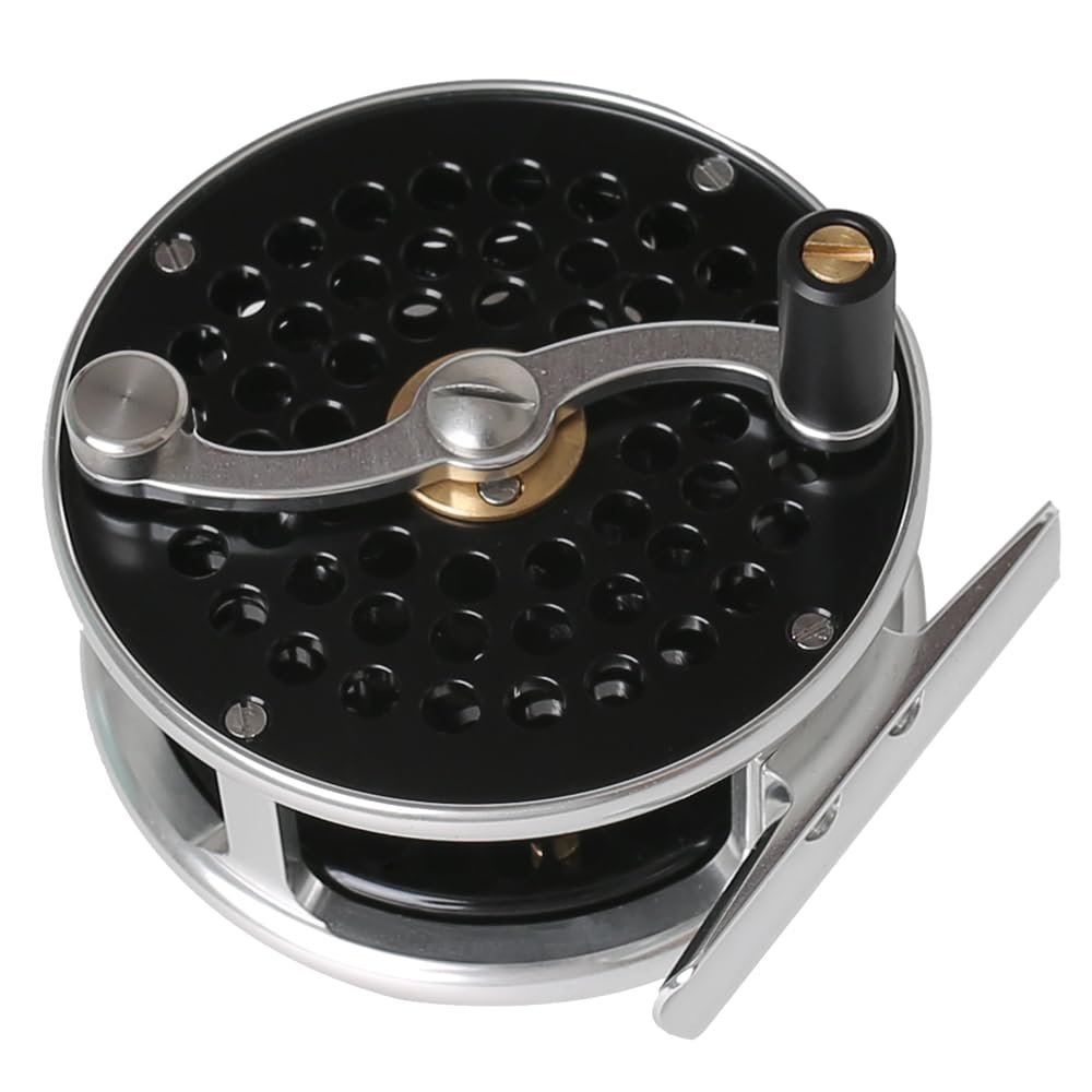 Raprance Vintage Classic Fly Reel left-right retrieve for ambidextrous control.