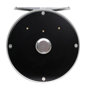 Raprance Vintage Classic Fly Reel side ambidextrous setup demonstrates quick-switch left/right handle.