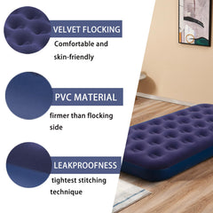 RAPTAVIS twin size air mattress used for camping as a versatile sleeping option
