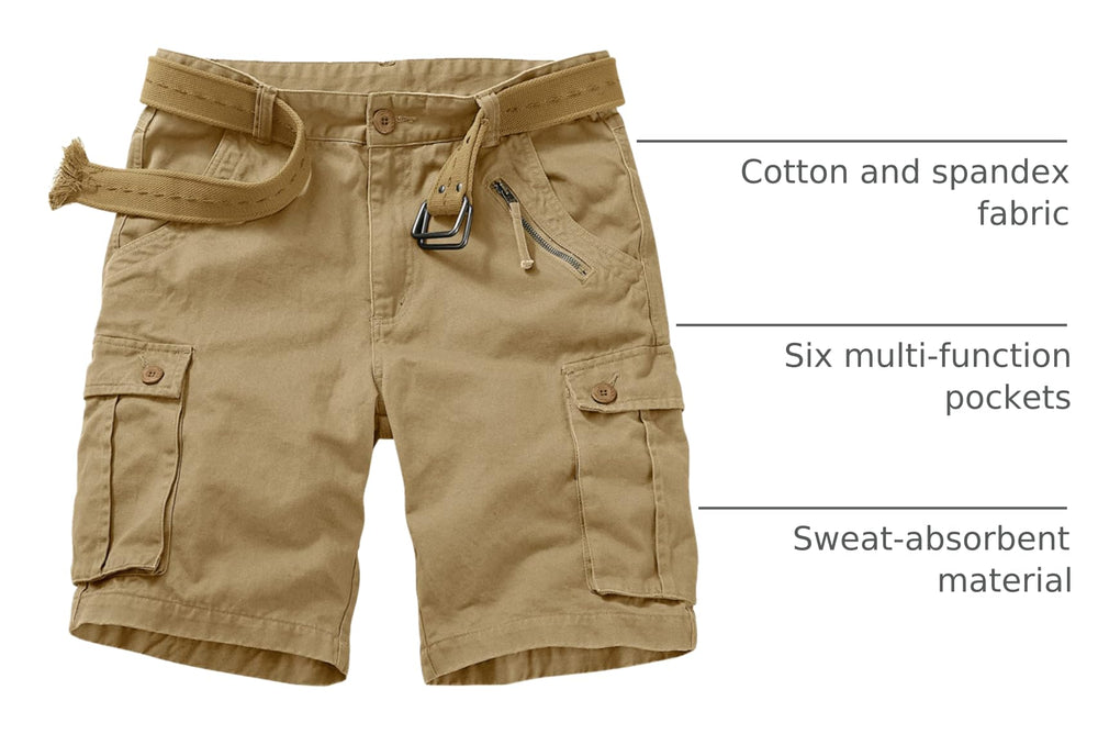 Raroauf women's cargo shorts stain-resistant fabric keeps outdoor adventures clean