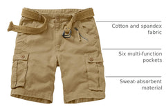 Raroauf women's cargo shorts stain-resistant fabric keeps outdoor adventures clean