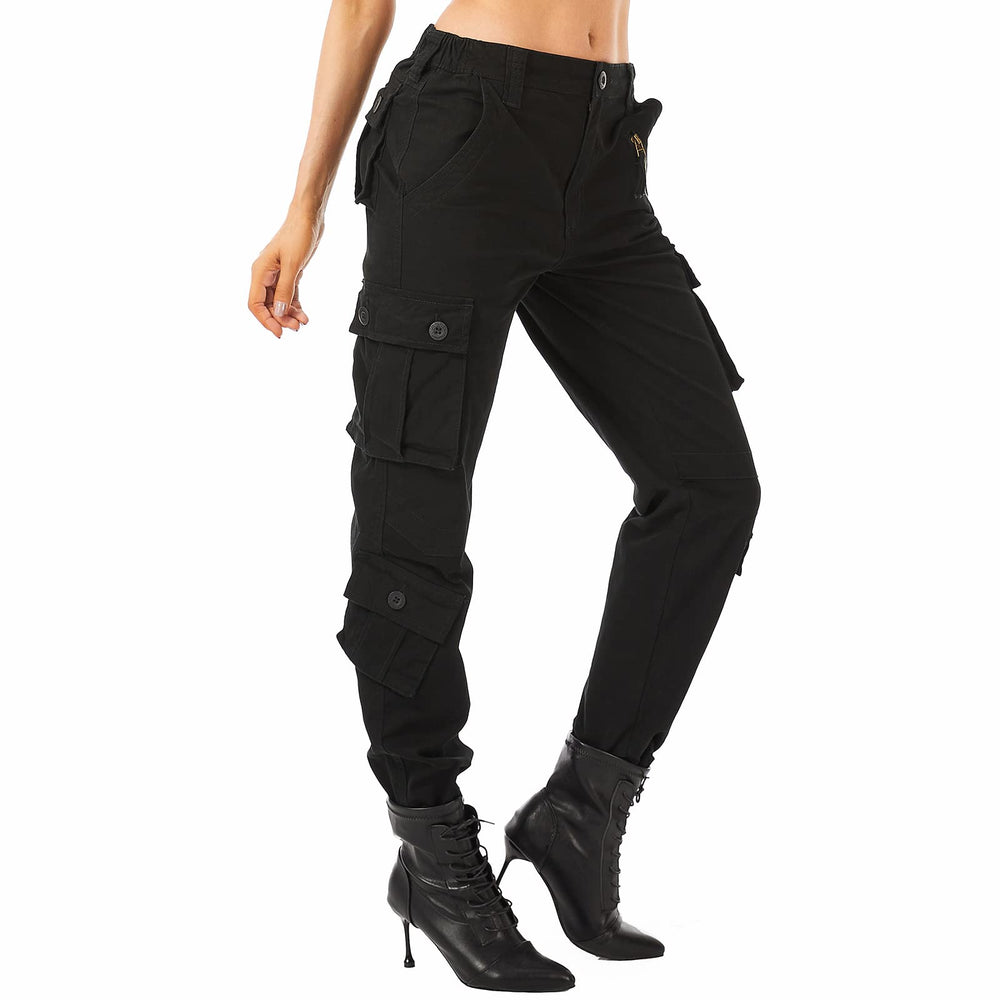 Raroauf work cargo pants back view highlights practical pockets and stance
