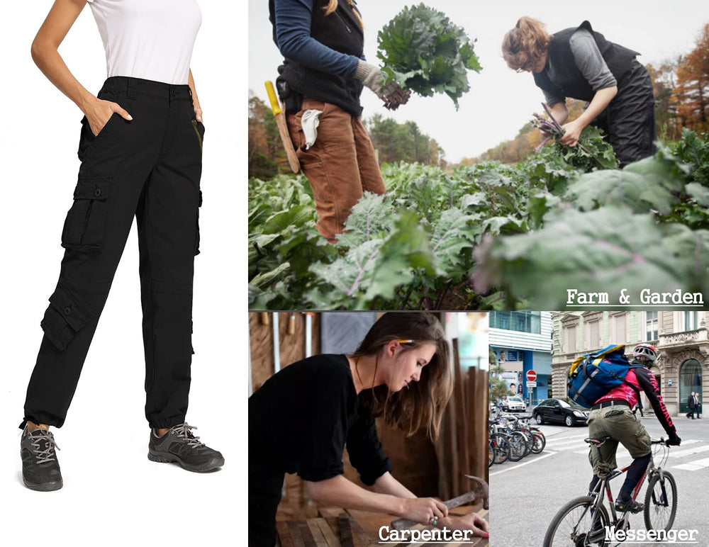 Raroauf work cargo pants fabric closeup reveals breathable, stain-resistant cotton