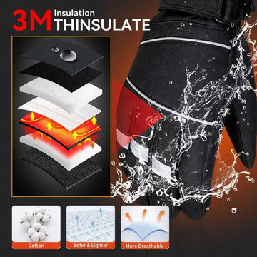 RARE SPACE heated gloves battery indicator view emphasizes easy temperature management