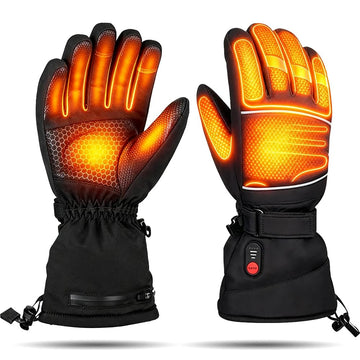 RARE SPACE heated gloves outer view show weatherproof design for chilly outdoor activities