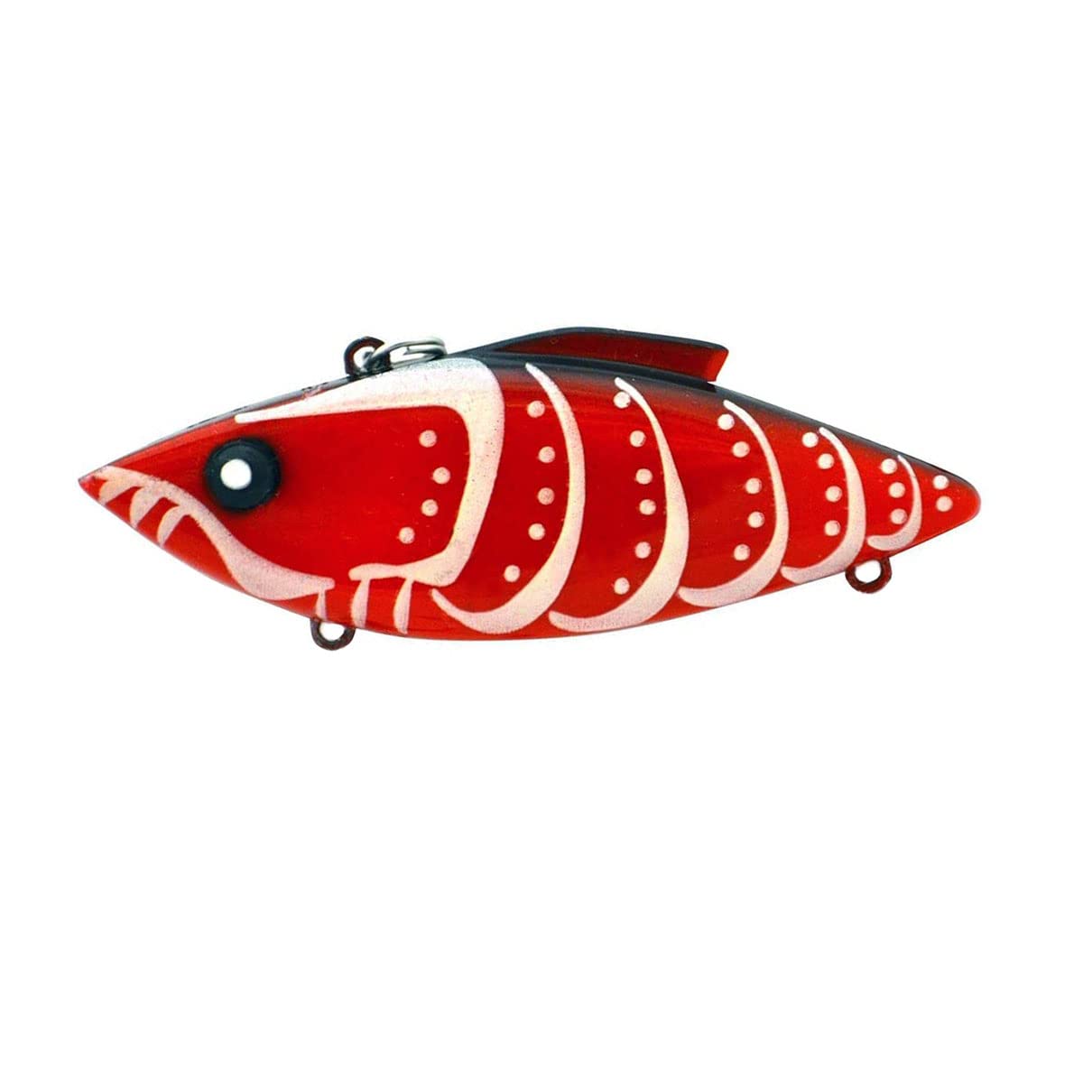 Rat-L-Trap lipless crankbait with lifelike vibrations attracts bass in murky water.