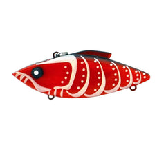 Rat-L-Trap lipless crankbait with lifelike vibrations attracts bass in murky water.