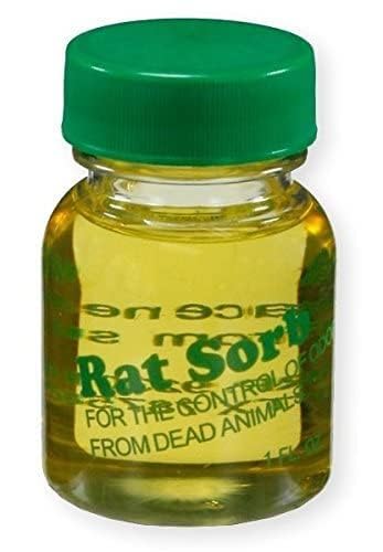 Packaging details including dimensions and weight for Rat Sorb