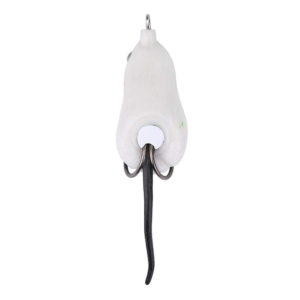 Rat Lure Dark Grey – angled view showing 3D eyes