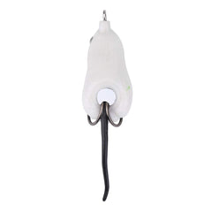 Rat Lure Dark Grey – angled view showing 3D eyes
