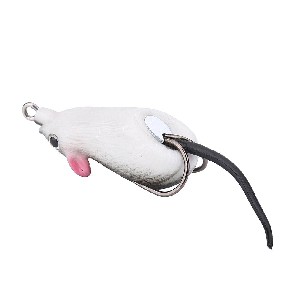 Rat Lure Dark Grey – close-up of bright 3D eyes