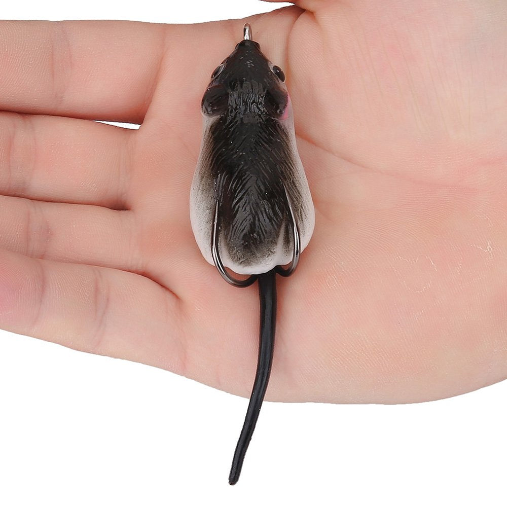 Rat Lure Dark Grey – dual barbed hooks