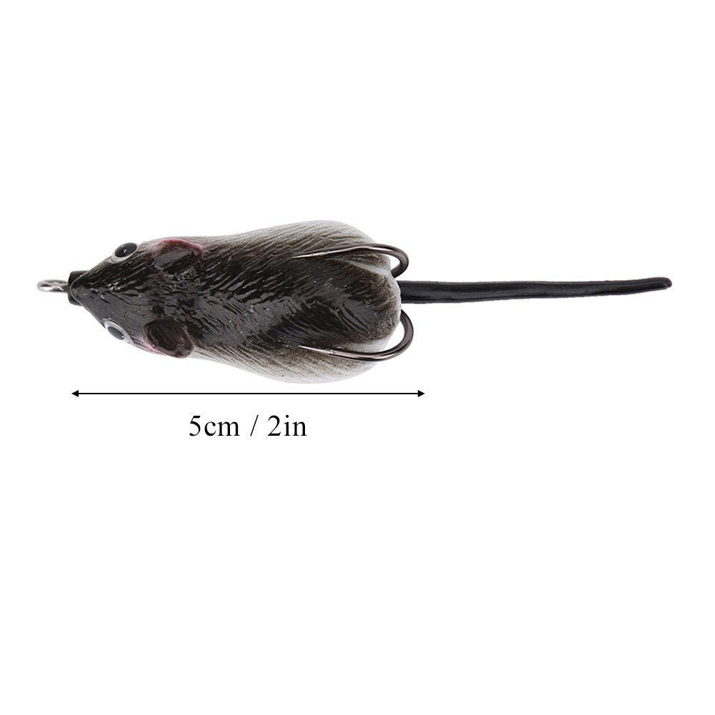 Rat Lure Dark Grey – bottom weight design