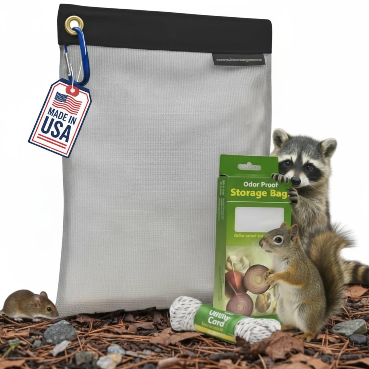 RATSACK Ultralight Bundle packaging shows a ready-to-carry camping kit for quick setup.