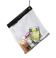 RATSACK ultralight stainless steel mesh bear bag for camping food.