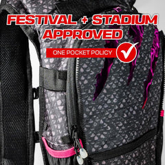 RaveRunner dino festival anti-theft design protects belongings