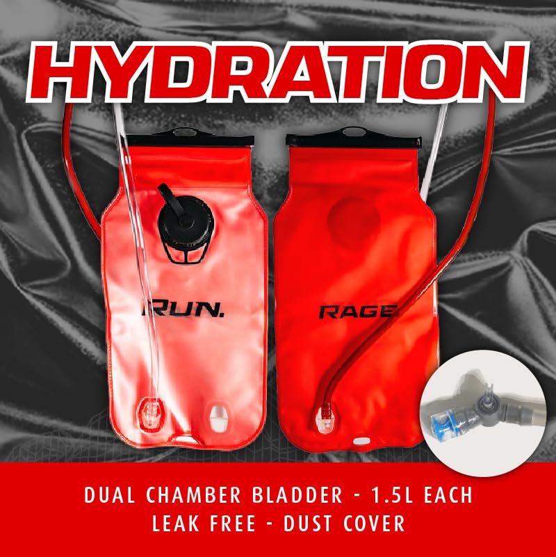RaveRunner dino festival dual chamber bladder separates water and electrolytes