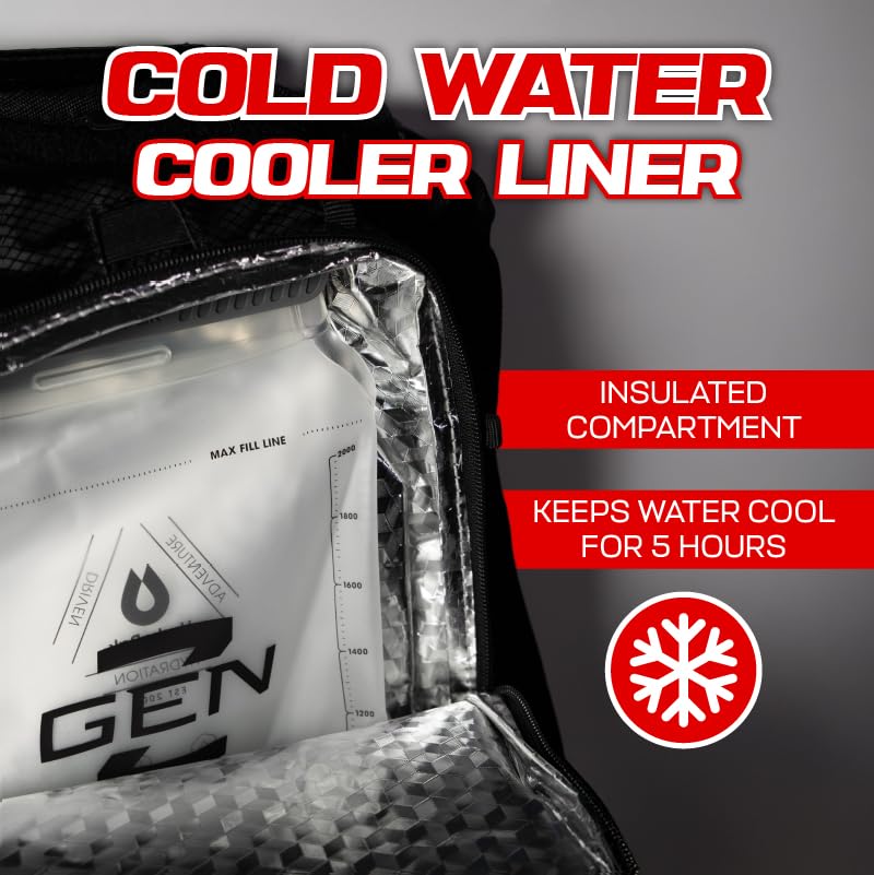 RaveRunner quick-disconnect hose shown for convenient on-the-go hydration