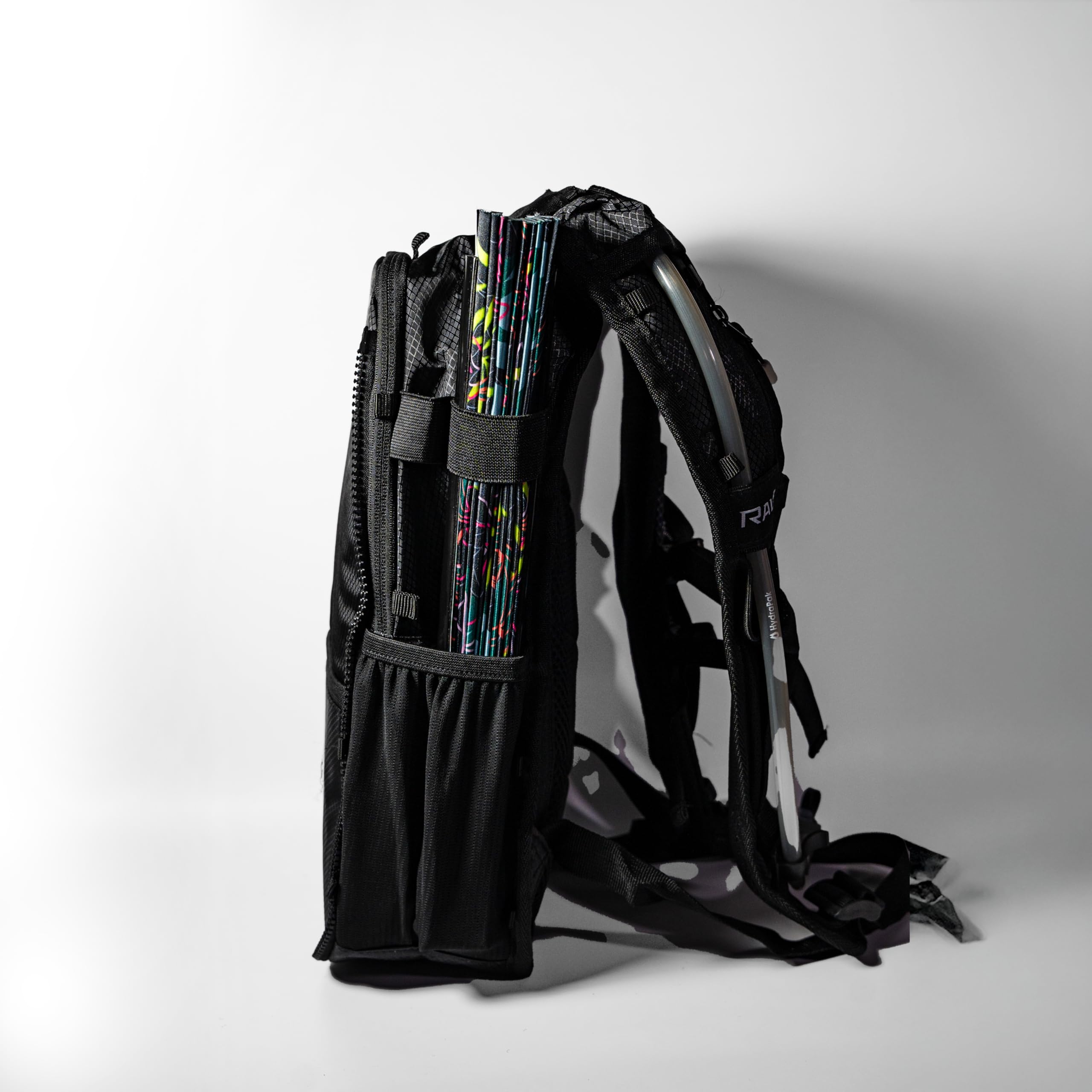 RaveRunner ribbed back panel provides breathable comfort for all-day wear