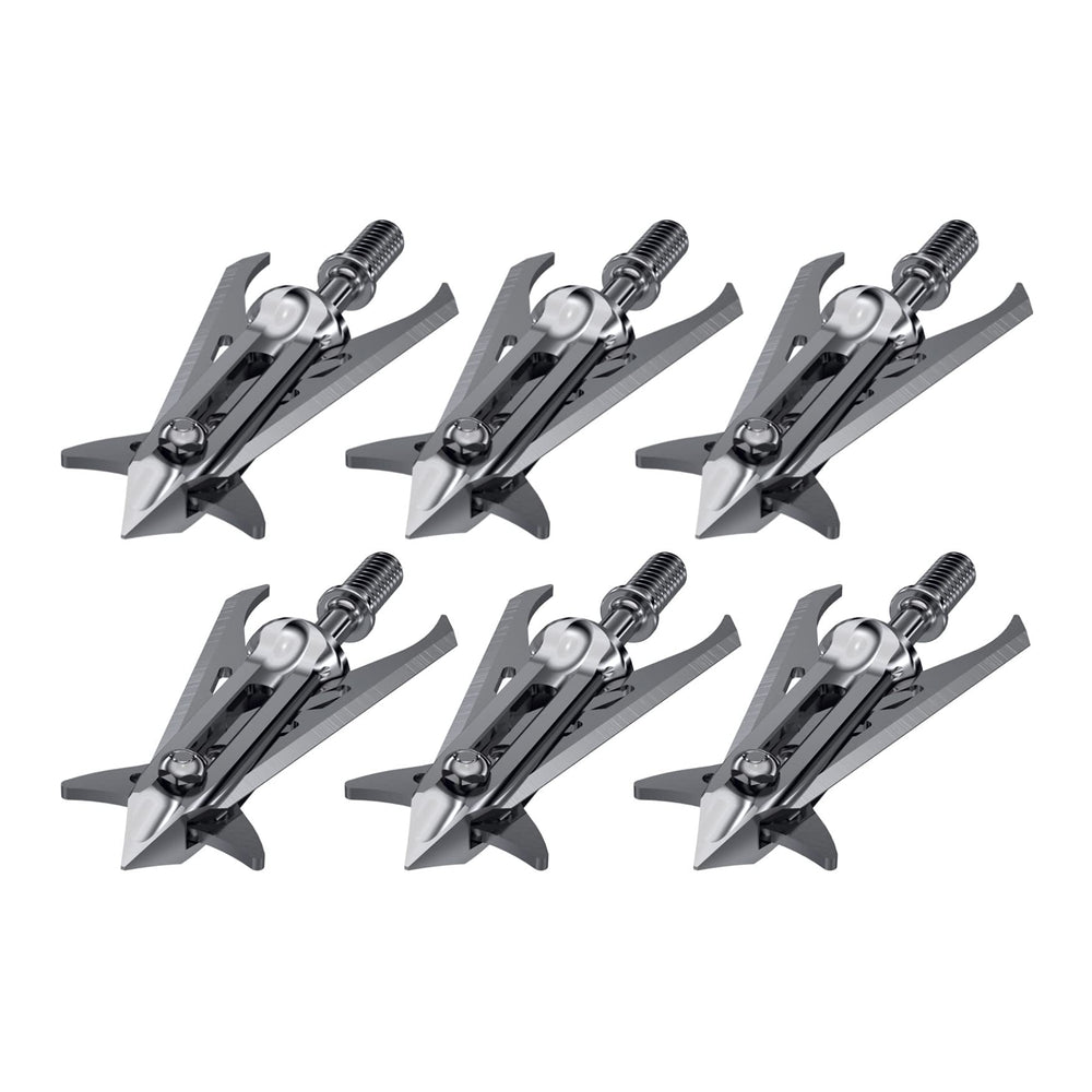 Ravin aluminum broadheads bundle closeup shows rugged field-ready construction