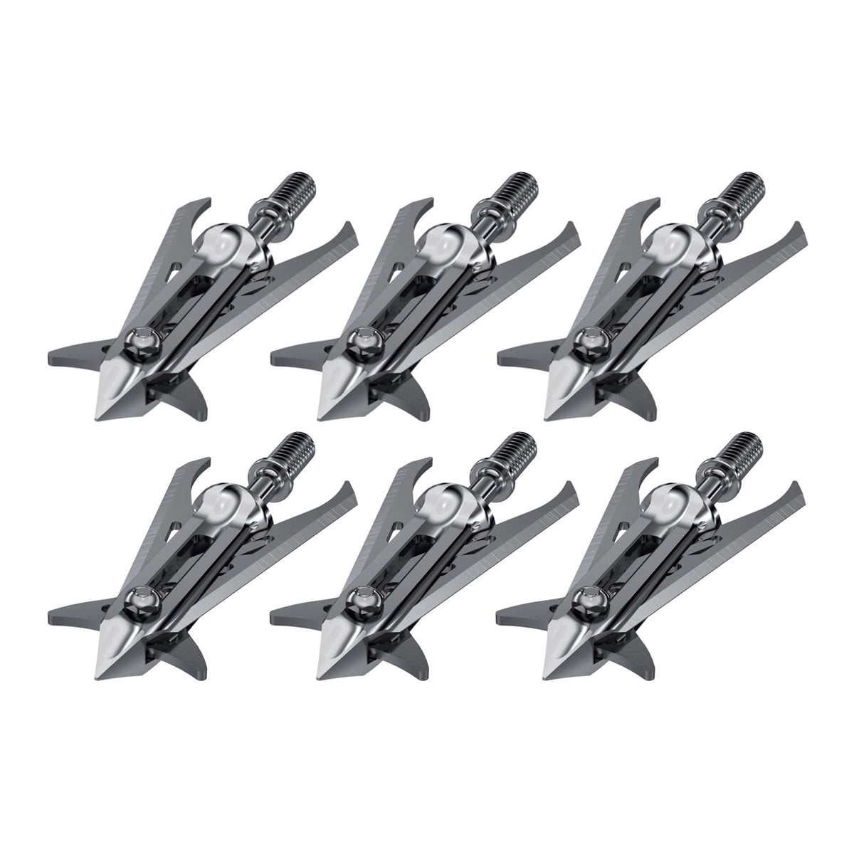 Ravin aluminum broadheads bundle closeup shows rugged field-ready construction