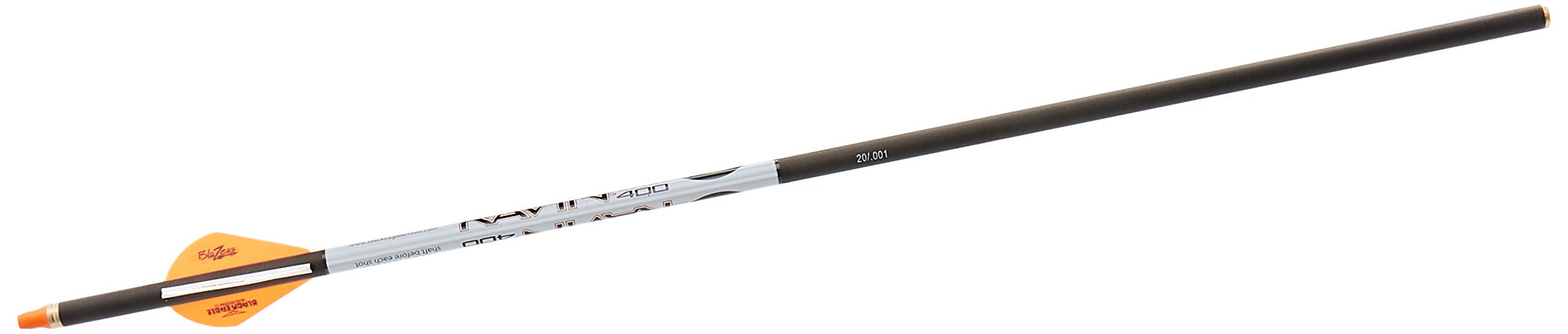 Ravin carbon bolts with brass inserts, ready for durable crossbow use and consistent performance.