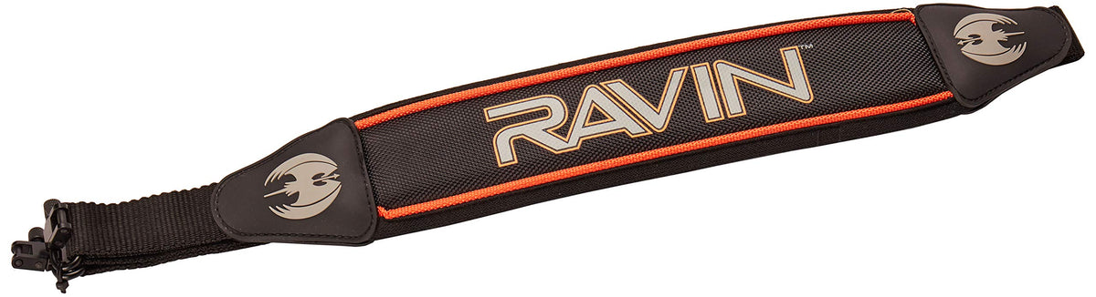 RAVIN shoulder sling with padded neoprene pad for comfortable, secure carry.