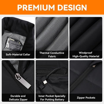 Ravsau heated vest worn during winter outdoor activity demonstrates versatile warmth and comfort.