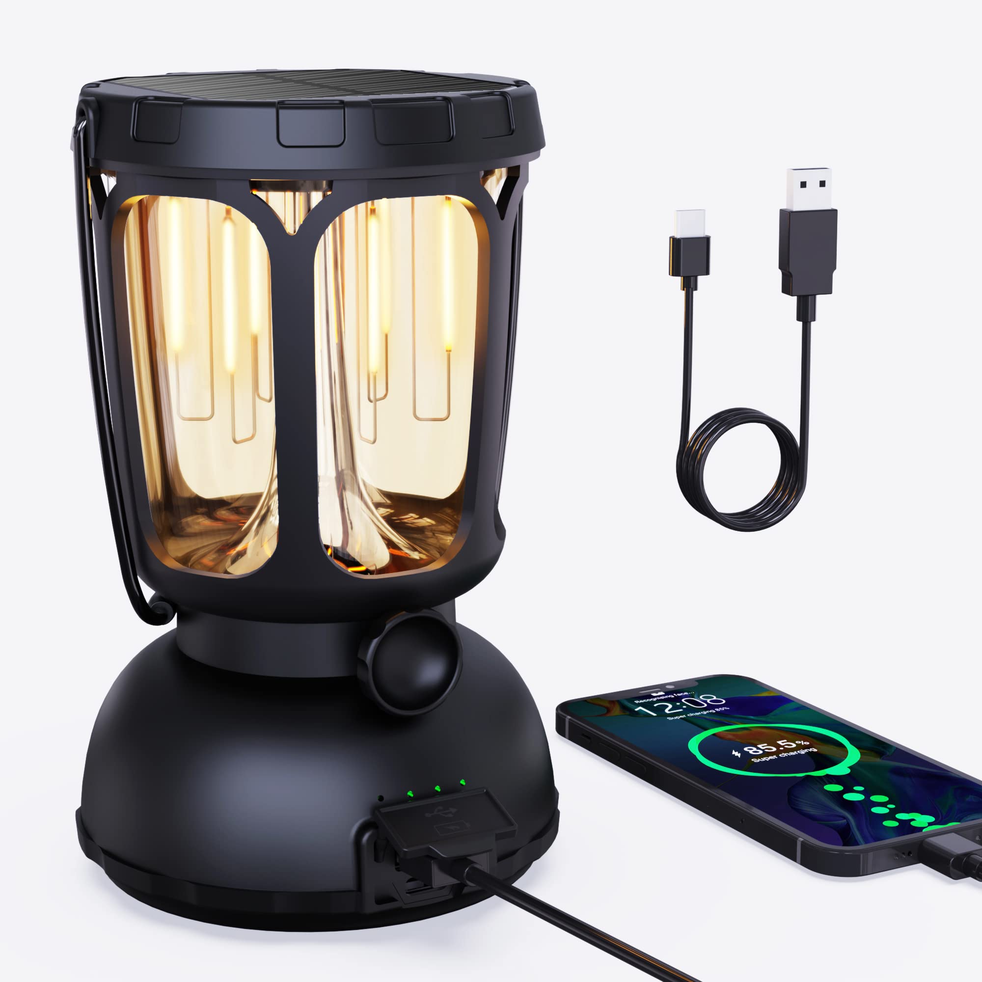 Raynic 6000 LED camping lantern packaging showing portable emergency lighting
