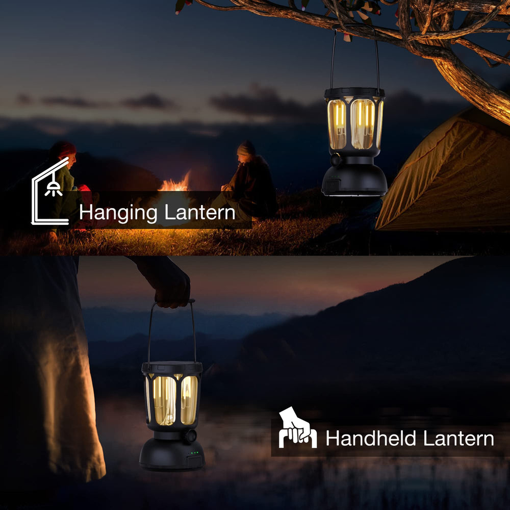 Raynic 6000 LED camping lantern portable with hanging handle