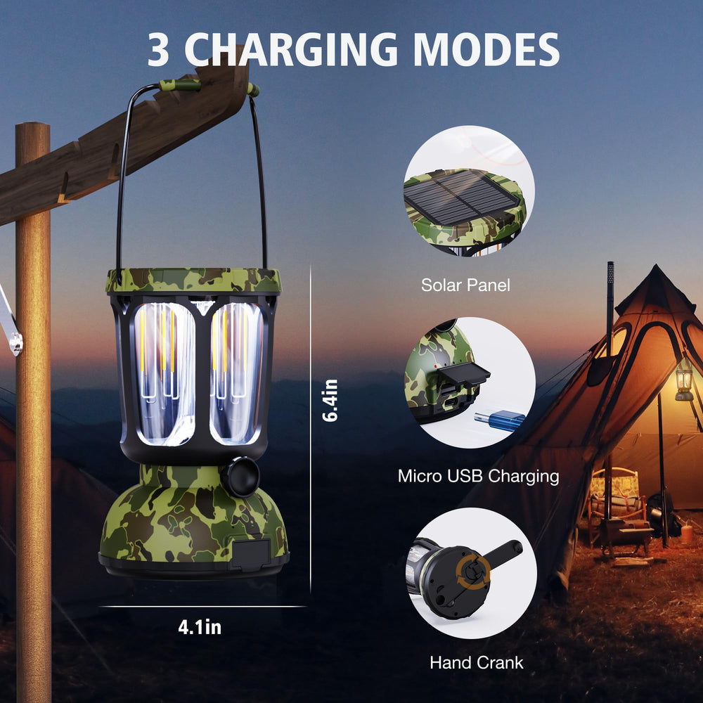 Raynic compact portable lantern design ready for camping trips