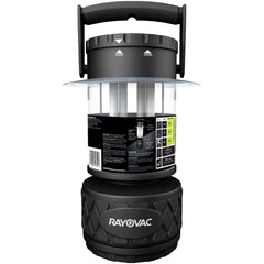 Rayovac Sportsman lantern lit at 300 lumens for broad outdoor area.