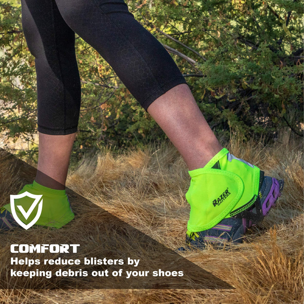 Razer Gaiters trail-ready gear for hikers and runners alike.