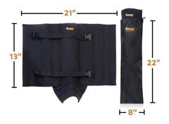 Includes a compact storage bag for easy packing and transport.