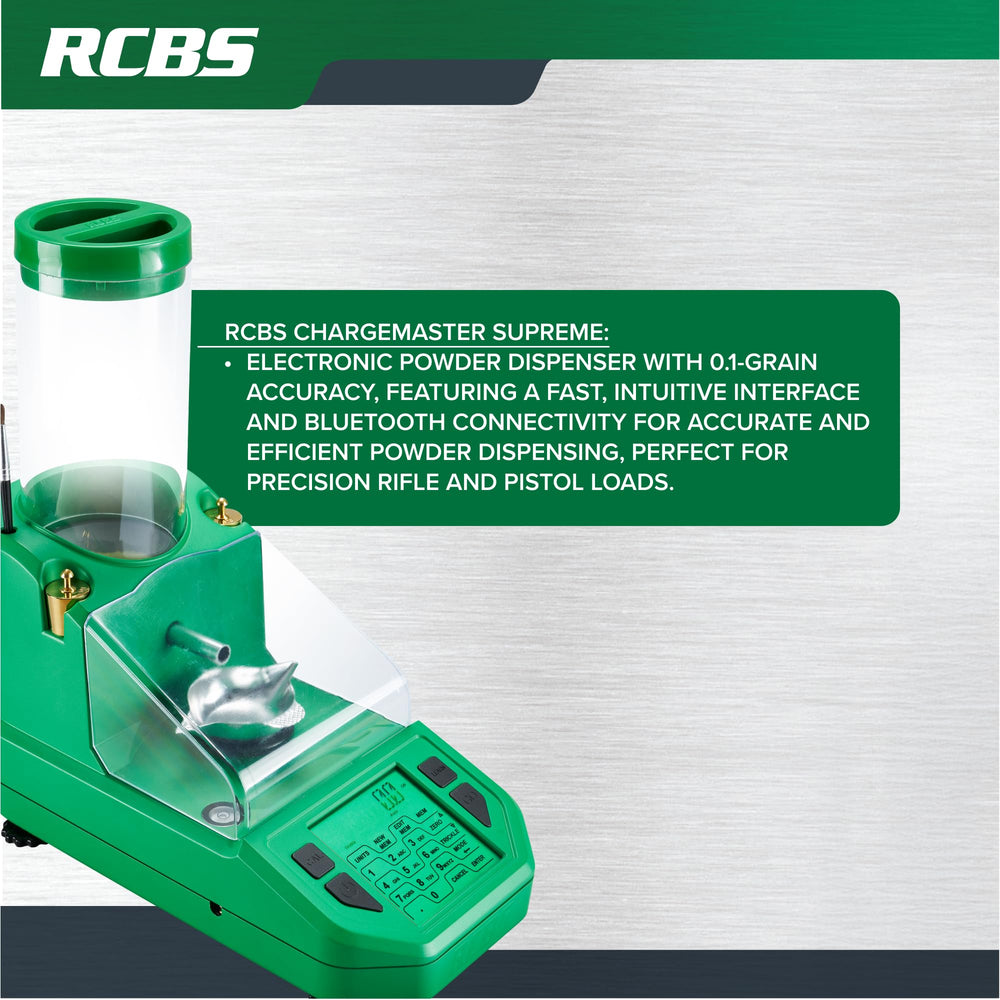 RCBS Chargemaster Supreme Bluetooth app pairing for convenient control