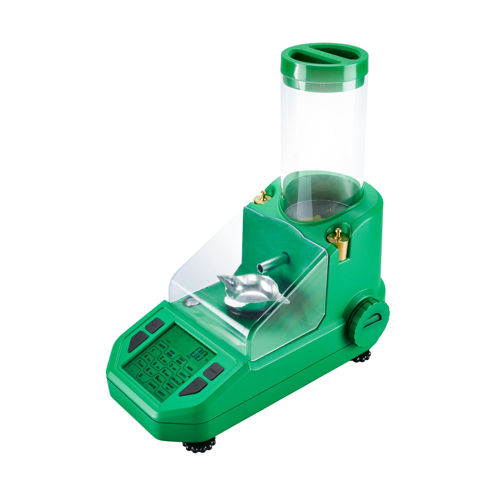 RCBS Chargemaster Supreme dispensing speed in action for fast reloading