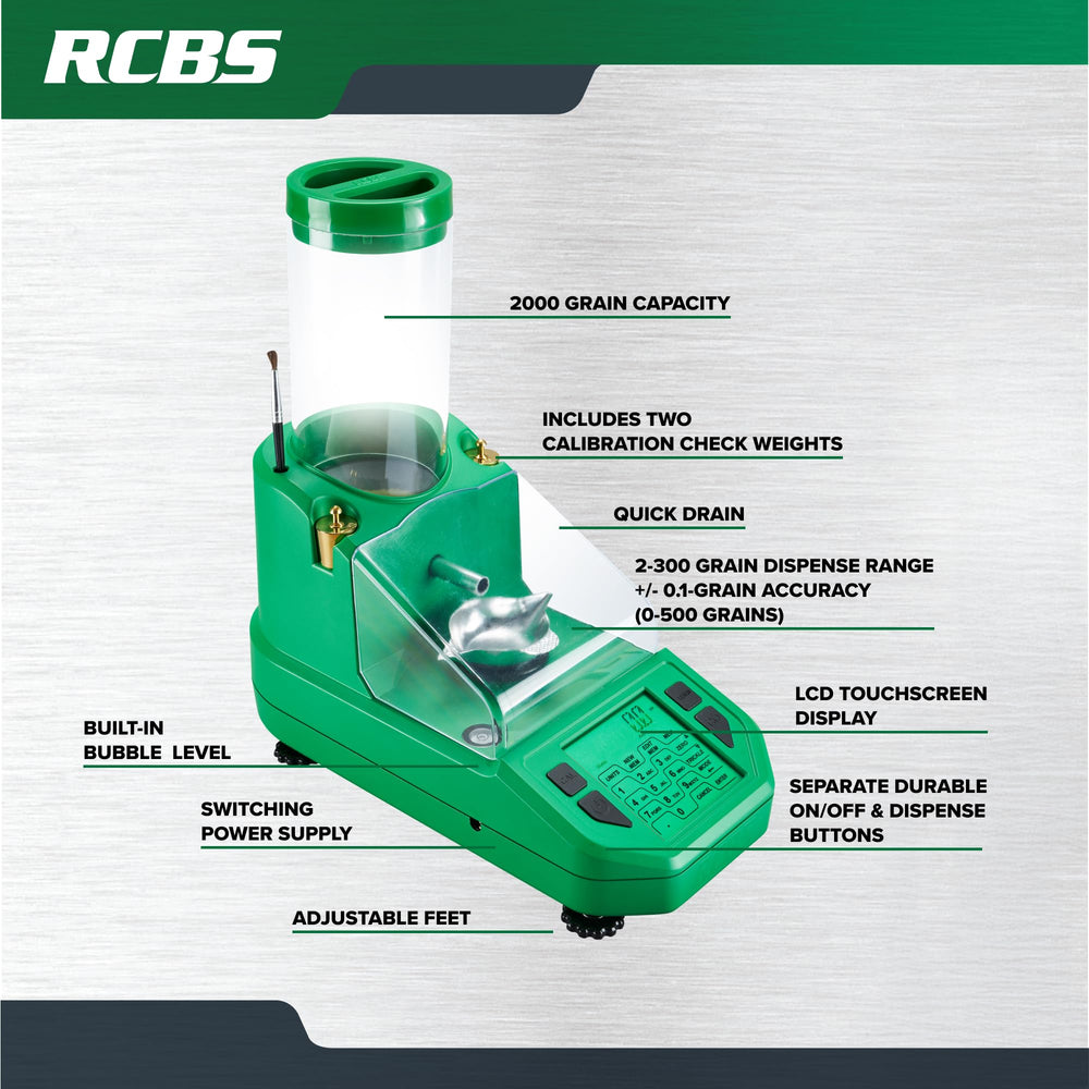 RCBS Chargemaster Supreme Powder Learn Process optimizing routine