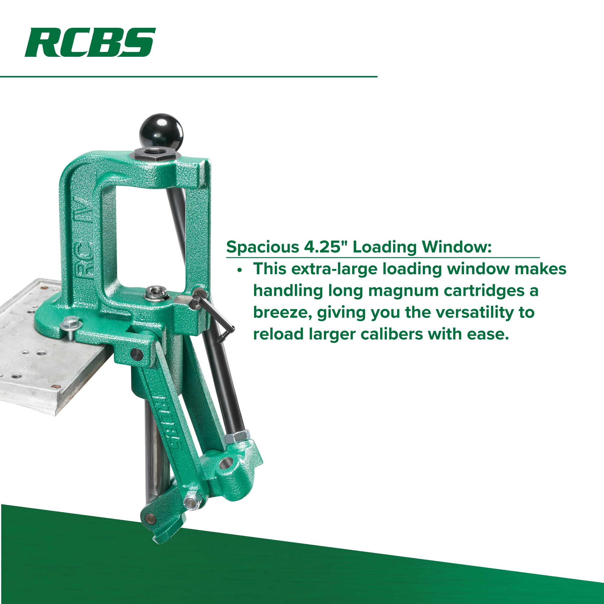 RCBS Rock Chucker Supreme with Piggyback 4 upgrade option for progressive loading