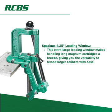RCBS Rock Chucker Supreme with Piggyback 4 upgrade option for progressive loading