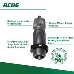 Swager-2 large and small primer pocket heads