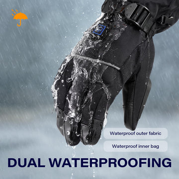 RDGDFONG heated gloves 6400mAh battery powers long-lasting warmth
