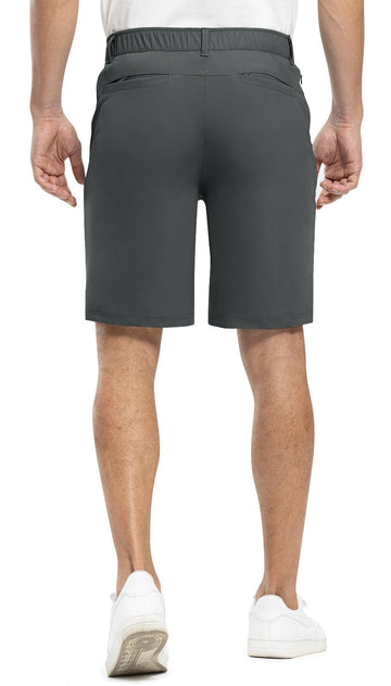Rdruko shorts feature a button-fly closure for secure, clean styling.
