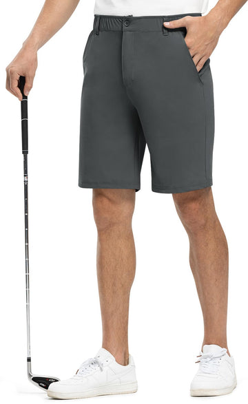Rdruko stretch golf shorts highlight lightweight profile ideal for travel and everyday wear.