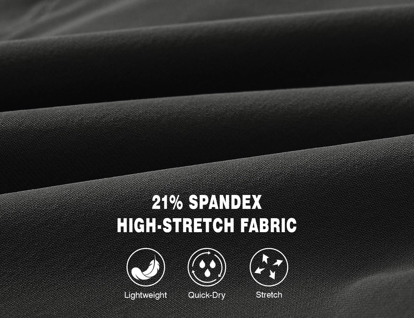 Rdruko fabric close-up highlights quick-dry, wrinkle-free performance.