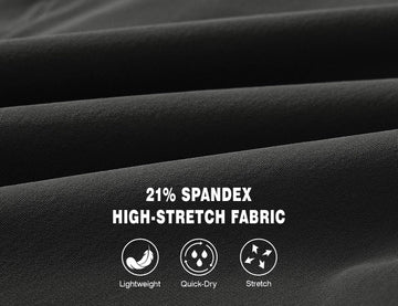 Rdruko fabric close-up highlights quick-dry, wrinkle-free performance.