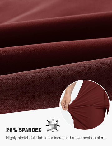 Rdruko dry-fit shorts closeup fabric reveals wrinkle-free, moisture-wicking weave.