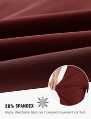 Rdruko dry-fit shorts closeup fabric reveals wrinkle-free, moisture-wicking weave.