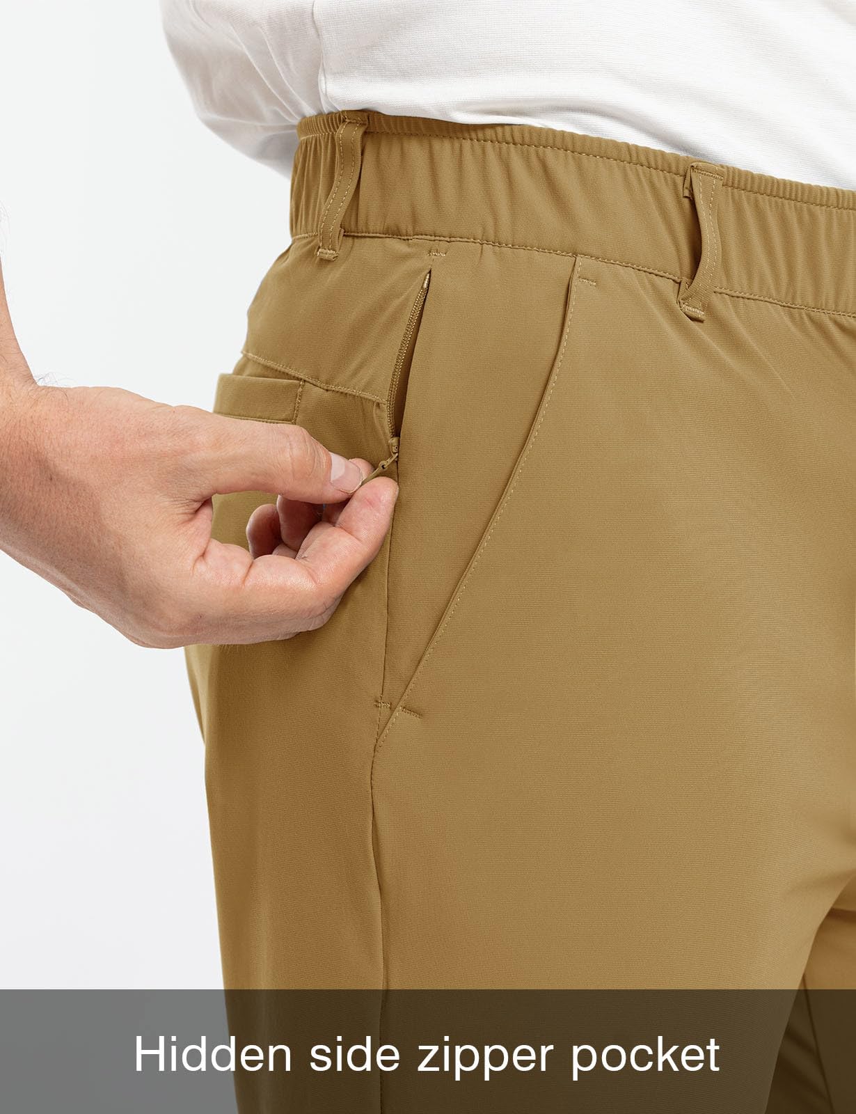 Rdruko men's dry-fit shorts with elastic waist for comfortable fit