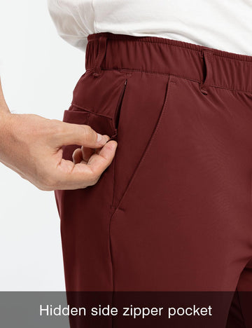 Rdruko dry-fit shorts closeup demonstrates quick-dry fabric for warm-weather activity.